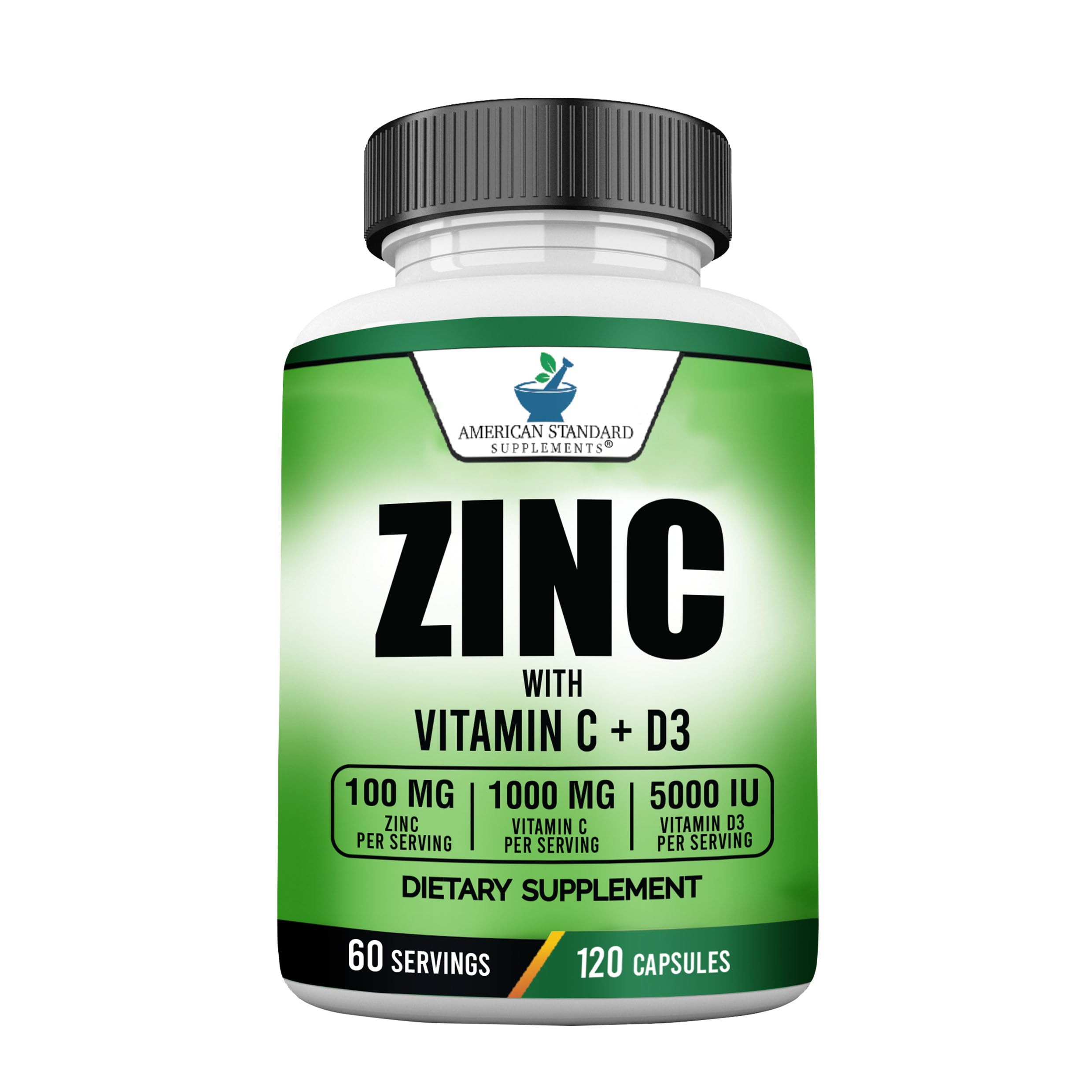 Amazon.com: American Standard Supplements Zinc 100mg, Vitamin C